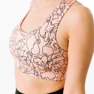 Peach Topo Bomber Bra / Zyia